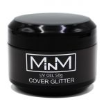 Гель камуфлюючий з шимером M-in-M Gel Cover Glitter, 50 г