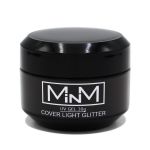 Гель камуфлюючий з шимером M-in-M Gel Cover Light Glitter, 30 г