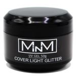 Гель камуфлюючий з шимером M-in-M Gel Cover Light Glitter, 50 г