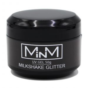 УФ-гель моделюючий молочний з шимером M-in-M Gel Milk Shake, 50 г