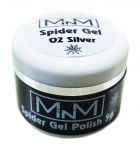 Гель-паутинка серебряная M-in-M Spider 02 Silver, 5 г
