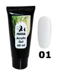 Полігель PANDA Acrylic Gel Clear # 01, 60 мл