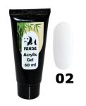 Полигель PANDA Acrylic Gel White # 02, 60 мл