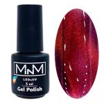 Z22 Гель-лак котяче око M-in-M "Red Diamond", 5 мл (1)
